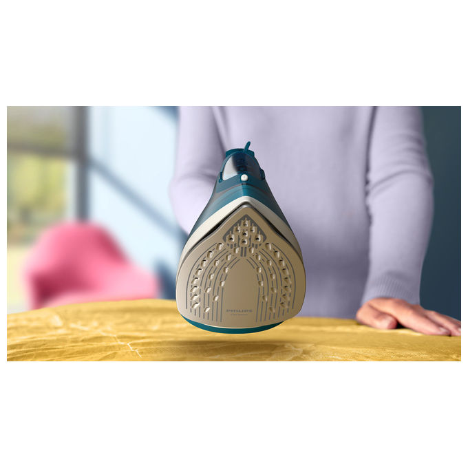 Philips DST2030-90 Serie 2000 Ferro a Vapore 2000 W Piastra Antiaderente Vapore 25 g-min Colpo 130 g-min Antigoccia Anticalcare colore Blu