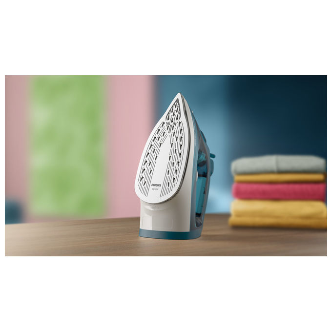 Philips DST2030-90 Serie 2000 Ferro a Vapore 2000 W Piastra Antiaderente Vapore 25 g-min Colpo 130 g-min Antigoccia Anticalcare colore Blu
