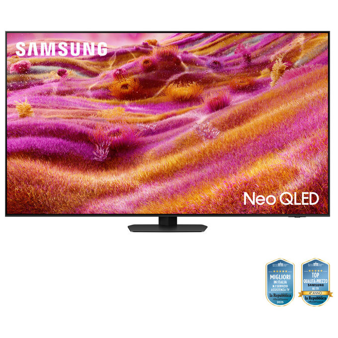 Samsung QE65QN90FATXZT Neo QLED AI Smart TV 65'' 4K Mini LED Processore NQ4 AI Gen3 Motion Xcelerator 165Hz colore Nero