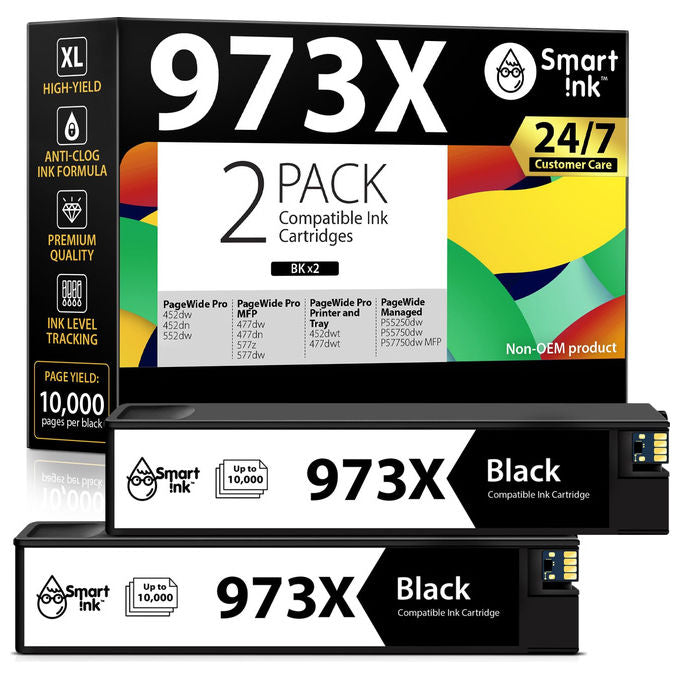 GandG, Cartuccia Inchiostro, Nero, Compatibile con HP 973XL, Rigenerata, 10000 Pagine