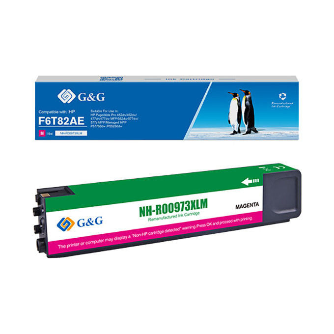 GandG, Cartuccia inchiostro compatibile con HP 973XL, Magenta, 7000 pagine