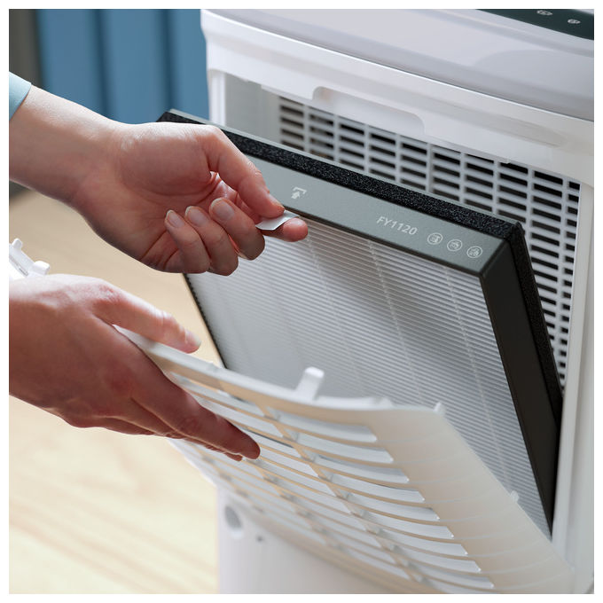 Philips DE5305-11 Series 5000 Deumidificatore e Purificatore d'aria 2 in 1 26.5 l-24h 270 m³-h Filtro HEPA 137 m² 54 dB colore Bianco