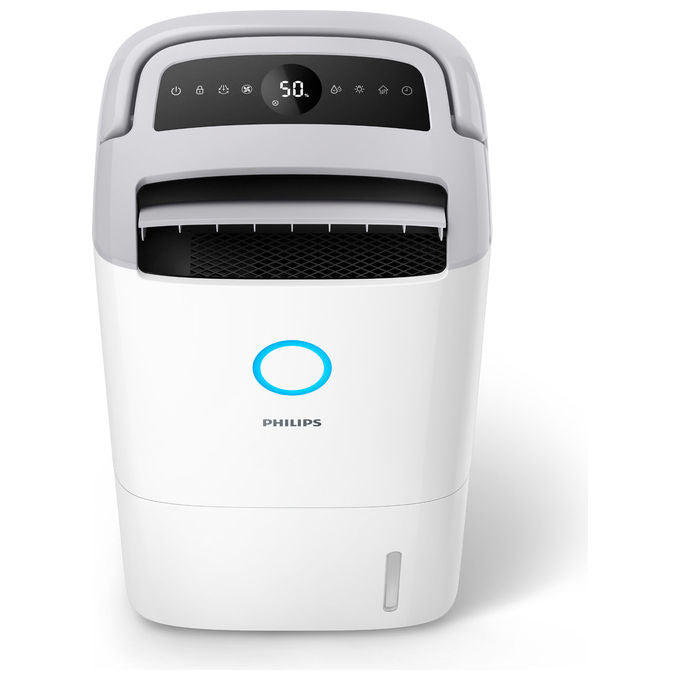Philips DE5305-11 Series 5000 Deumidificatore e Purificatore d'aria 2 in 1 26.5 l-24h 270 m³-h Filtro HEPA 137 m² 54 dB colore Bianco