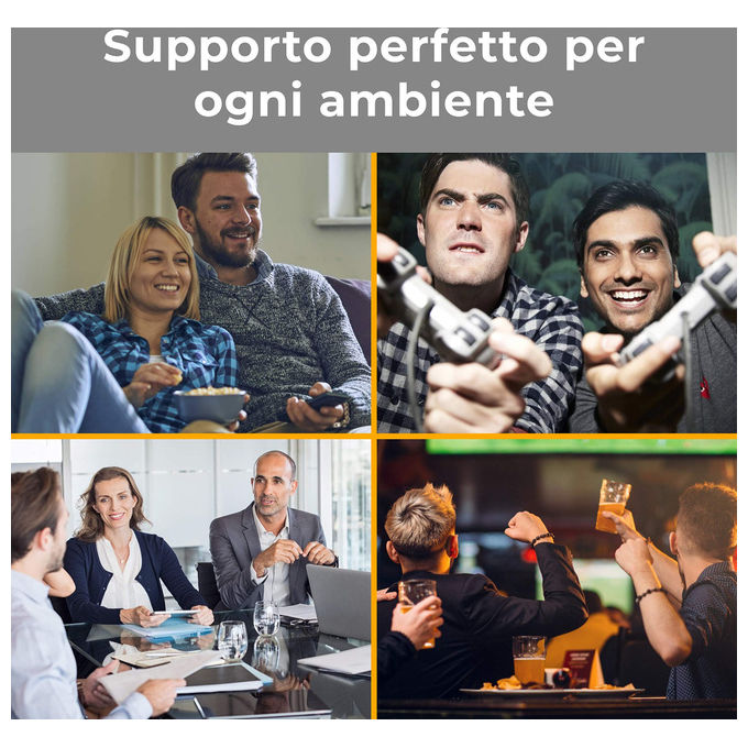 Provis, Staffa a Soffitto Universale 42-65cm, Supporto Videoproiettore Regolabile
