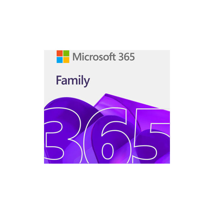 Microsoft, Office 365 Family, Suite Office, 1 Licenza, 1 Anno