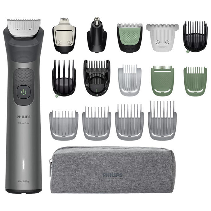 Philips MG7941-15 Serie 7000 Rifinitore Multifunzione 17 in 1 22 lunghezze autonomia 120 min colore Grigio