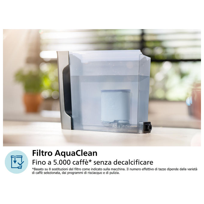 Philips EP3329-70 Series 3300 Macchina da caffe' Automatica 1,8 L 15 bar 1500 W Macinatore integrato SilentBrew AquaClean colore Nero