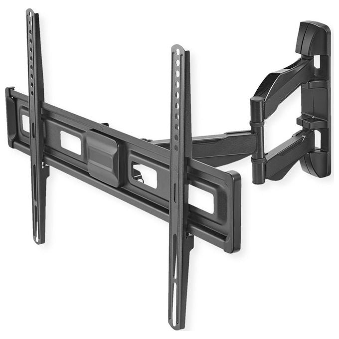 Value Supporto TV da Parete Articolato 37'' 70'' 4 Snodi VESA 600x400 mm Max 35 Kg colore Nero