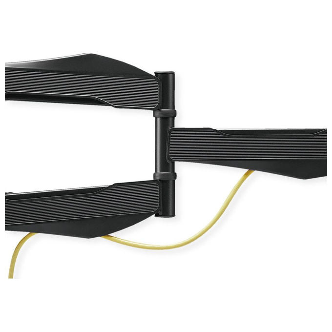 Value Supporto TV da Parete Articolato 37'' 70'' 4 Snodi VESA 600x400 mm Max 35 Kg colore Nero