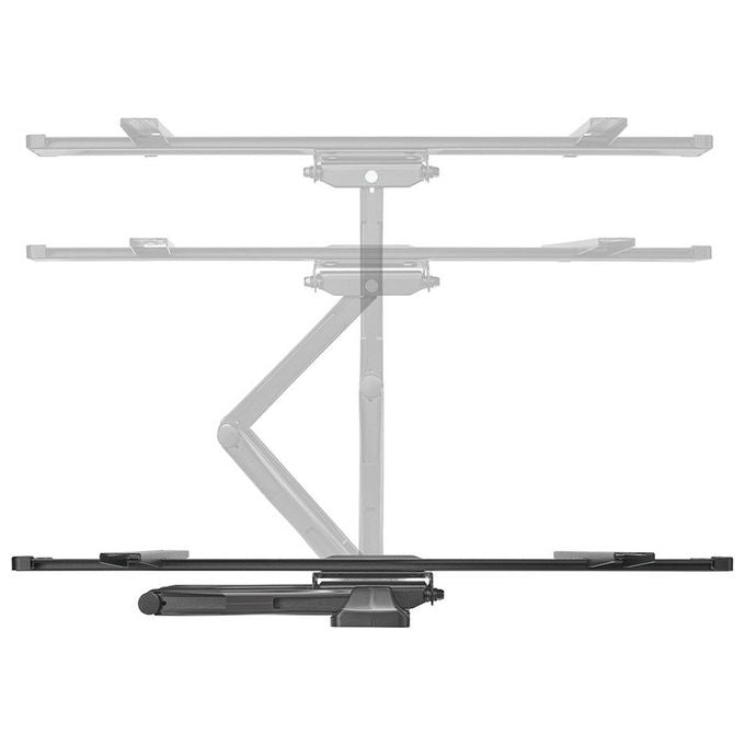 Value Supporto TV da Parete Articolato 37'' 70'' 4 Snodi VESA 600x400 mm Max 35 Kg colore Nero