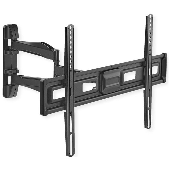 Value Supporto TV da Parete Articolato 37'' 70'' 4 Snodi VESA 600x400 mm Max 35 Kg colore Nero