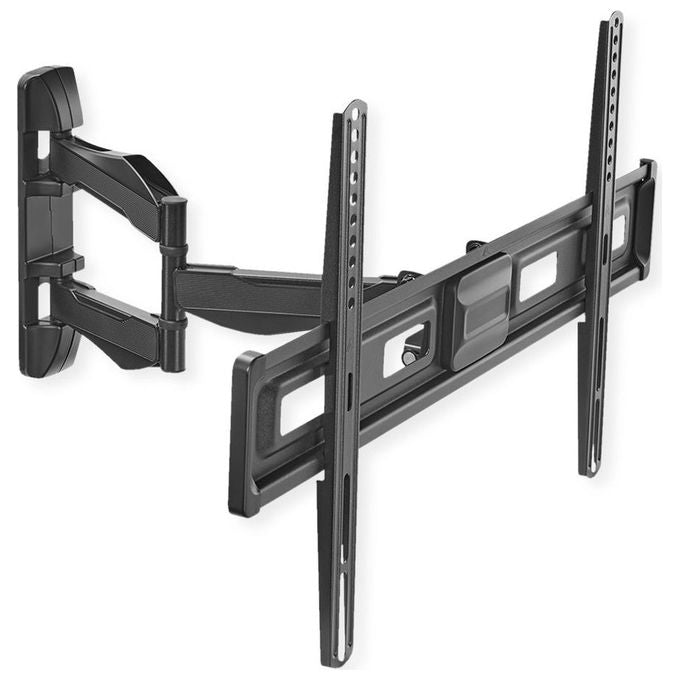 Value Supporto TV da Parete Articolato 37'' 70'' 4 Snodi VESA 600x400 mm Max 35 Kg colore Nero