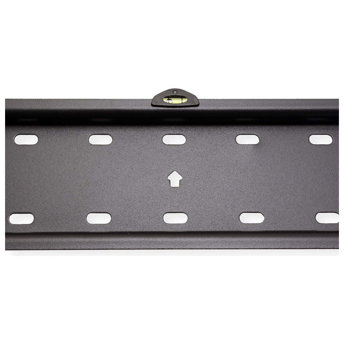 Value 17.99.1213 Supporto TV da Parete Fisso 32'' 55'' VESA 400x400 Portata 40 Kg Distanza 27 mm colore Nero