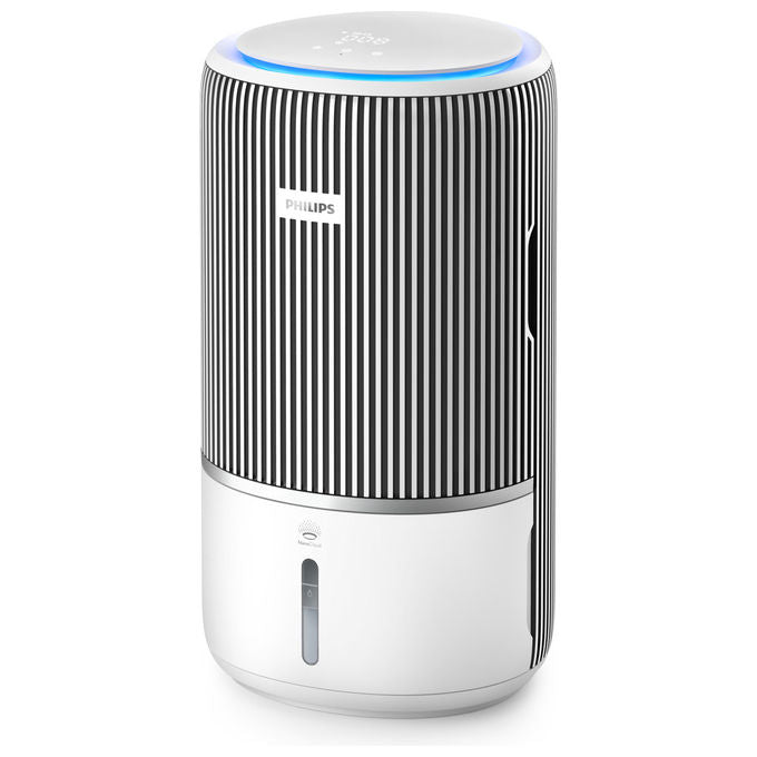 Philips AC3420-10 PureProtect Water Serie 3400 Purificatore d'aria e Umidificatore 2 in 1 per ambienti fino a 78 m² HEPA NanoProtect 300 m³-h 51 dB colore Bianco