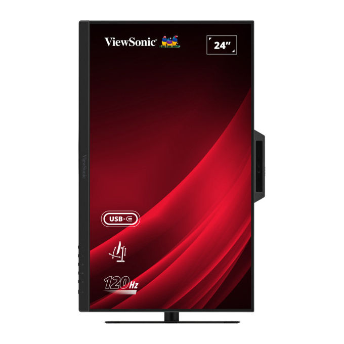 ViewSonic VG2441V Monitor per Videoconferenze 24'' IPS Full HD 1920x1080 120 Hz Webcam 5 MP USB-C HDMI colore Nero