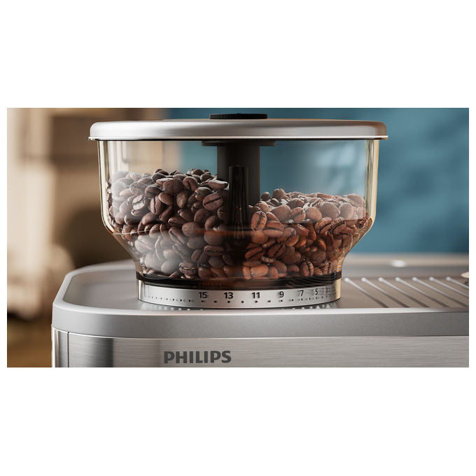 Philips, Macchina Caffe' Semiautomatica, 2.3L, Macinatore Integrato, Grigio, Barista Brew PSA3228-01