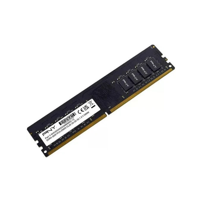 PNY, Memoria RAM DDR4, 16 GB, 3200 MHz, CL22, Modulo Singolo