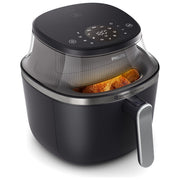 Philips NA341-00 Friggitrice ad aria Serie 3000 7,2 L 2000 W 16 Programmi RapidAir Display Touch colore Nero Argento