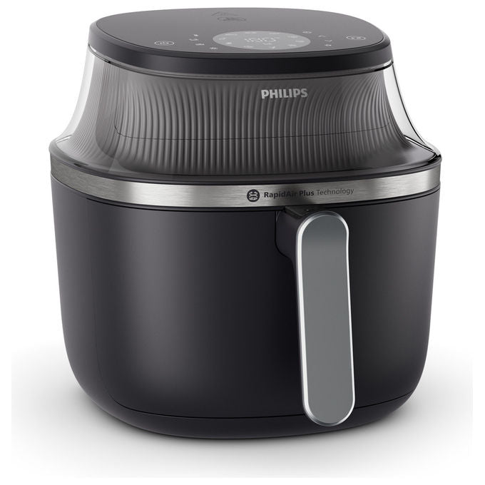 Philips NA341-00 Friggitrice ad aria Serie 3000 7,2 L 2000 W 16 Programmi RapidAir Display Touch colore Nero Argento