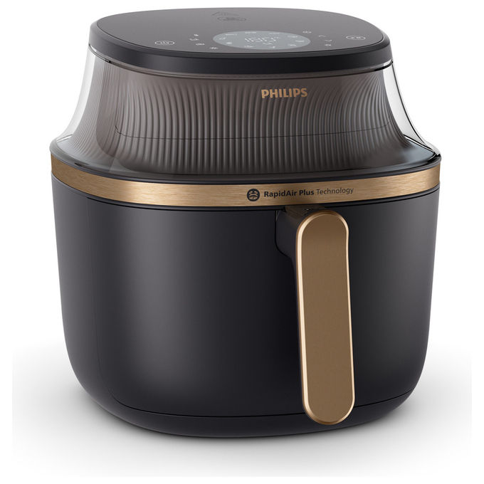 Philips NA322-00 Serie 3000 Friggitrice ad aria 4,2 L 1400 W 12 programmi Display LED colore Nero Rame