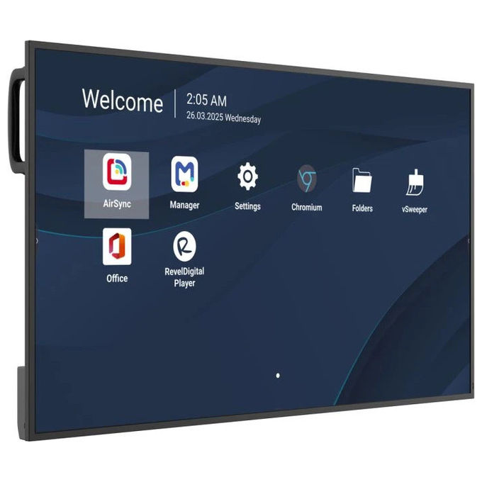 Viewsonic, Display Digitale 43 pollici, 4K Ultra HD, Wi-Fi, Android 14, Nero