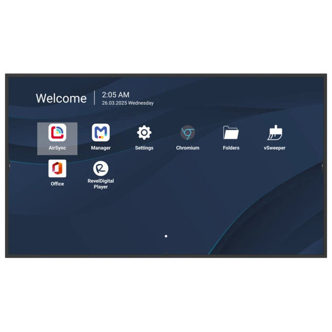 Viewsonic, Display Digital Signage, 43'' 4K Ultra HD, Luminosita' 500 cd-m², Android 14, Nero