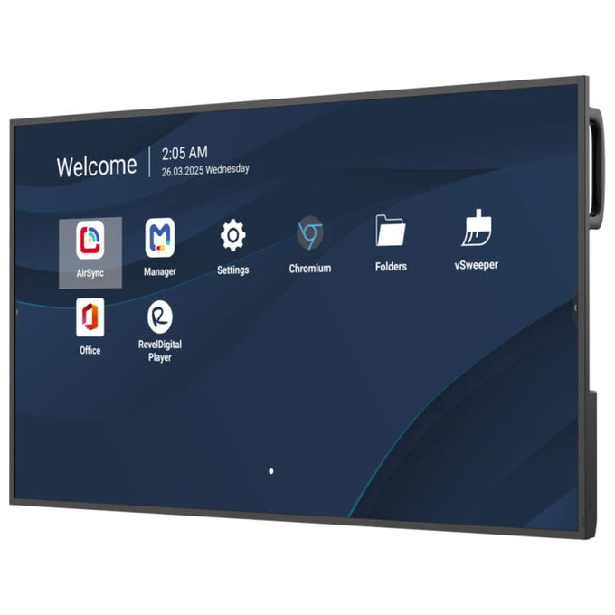 Viewsonic, Display Digital Signage, 43'' 4K Ultra HD, Luminosita' 500 cd-m², Android 14, Nero