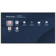 Viewsonic Display professionale 4K 86 pollici Android 14 Pannello piatto per segnaletica digitale
