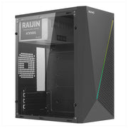 Nuwo, Case PC Micro-ATX, Compatto, Alimentatore 500W, USB 3.0, Nero