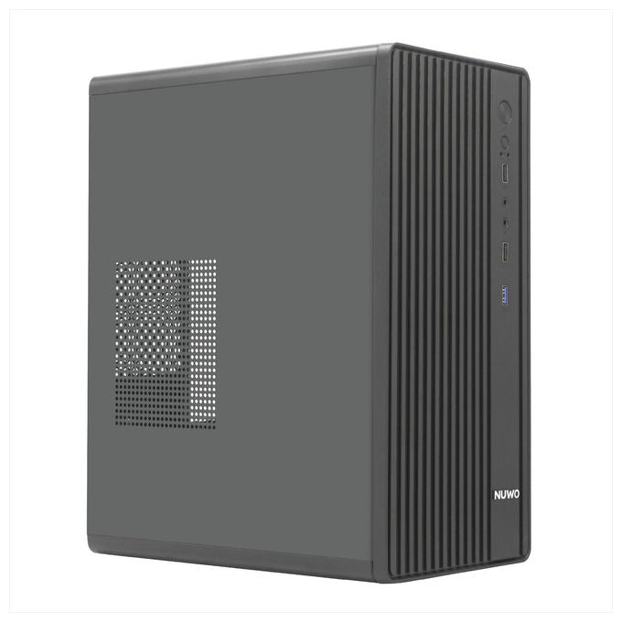 Nuwo, Case PC MicroATX, Alimentatore 500W, USB 3.0, Nero