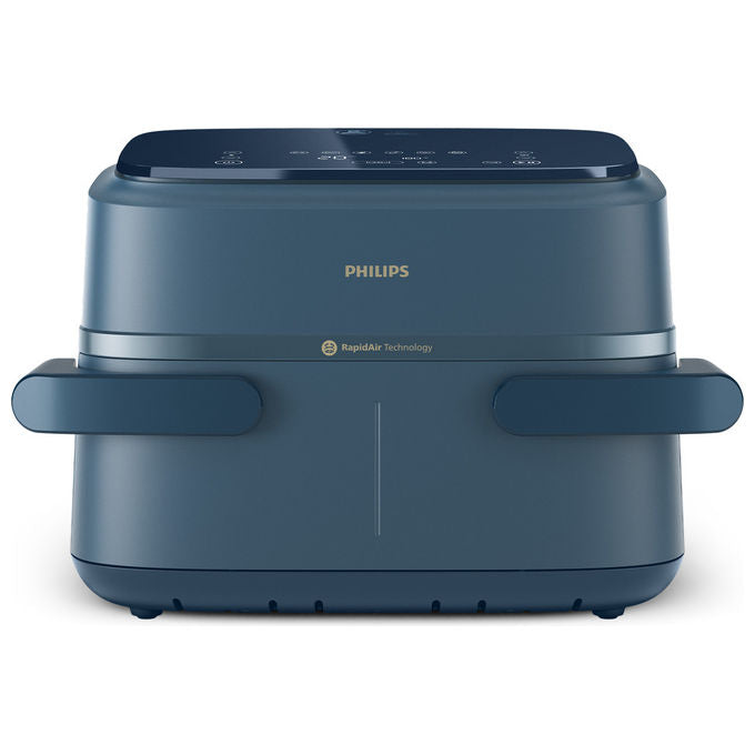 Philips NA156-60 Serie 1000 Airfryer Flexi Friggitrice ad aria 7.1 L 2450 W 6 Programmi Display Touch colore Blu