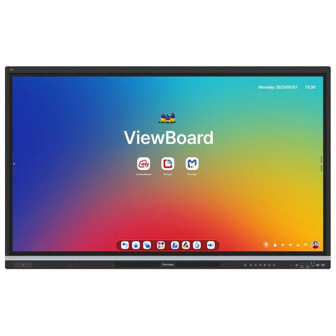 Viewsonic IFP8651, Lavagna Interattiva 86'', Display Touchscreen 4K, Nero