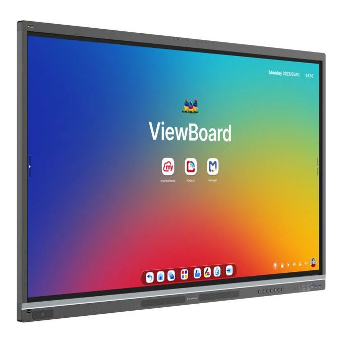 Viewsonic IFP8651, Lavagna Interattiva 86'', Display Touchscreen 4K, Nero