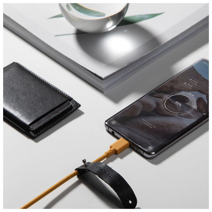 Native Union, Cavo USB-C, 1.2 m, Giallo, Ricarica Rapida, Power Delivery