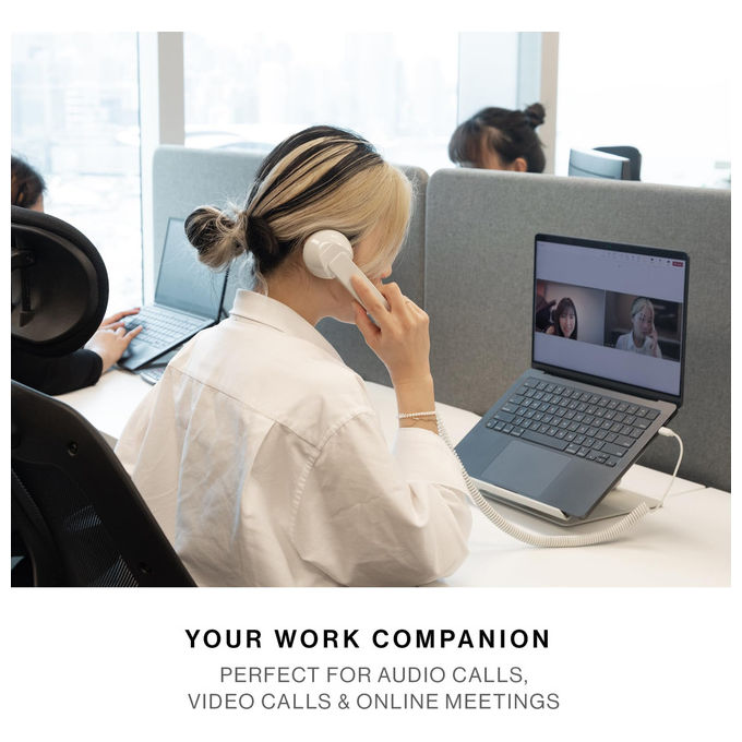 Native Union Pop Phone, Auricolare Retro' USB-C con Microfono, Pino per iPhone iPad Laptop