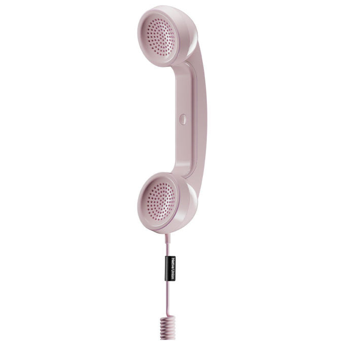 Native Union POP-P-CDY Pop Phone Cornetta Telefonica Retro' USB-C con Microfono e Altoparlante per iPhone iPad Laptop colore Caramella
