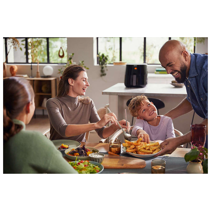 Philips HD9280-60 Friggitrice ad aria 6.2 L 2000 W 7 programmi Display LED Wi-Fi colore Ardesia