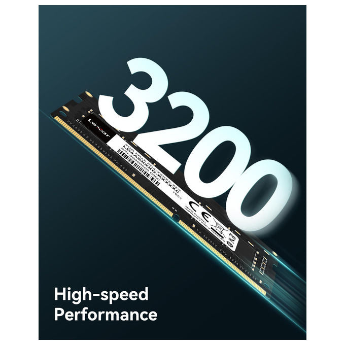 Lexar, Memoria RAM SODIMM DDR4, 16GB 3200MHz, CL22, Memoria per Laptop