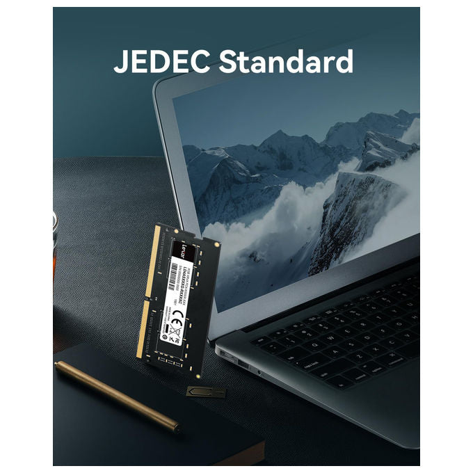 Lexar, Memoria RAM SODIMM DDR4, 16GB 3200MHz, CL22, Memoria per Laptop