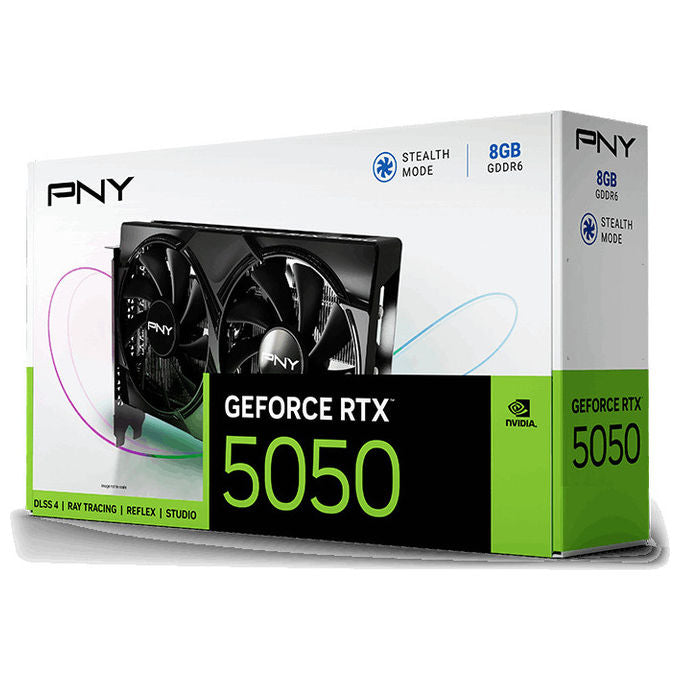 PNY, GeForce RTX 5050, 8 GB GDDR6, Scheda Grafica, Blackwell