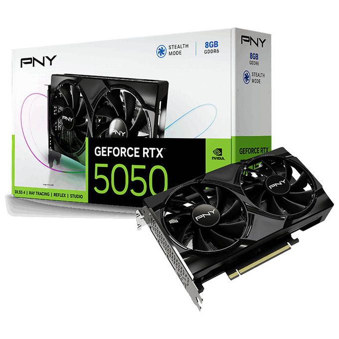 PNY, GeForce RTX 5050, 8 GB GDDR6, Scheda Grafica, Blackwell