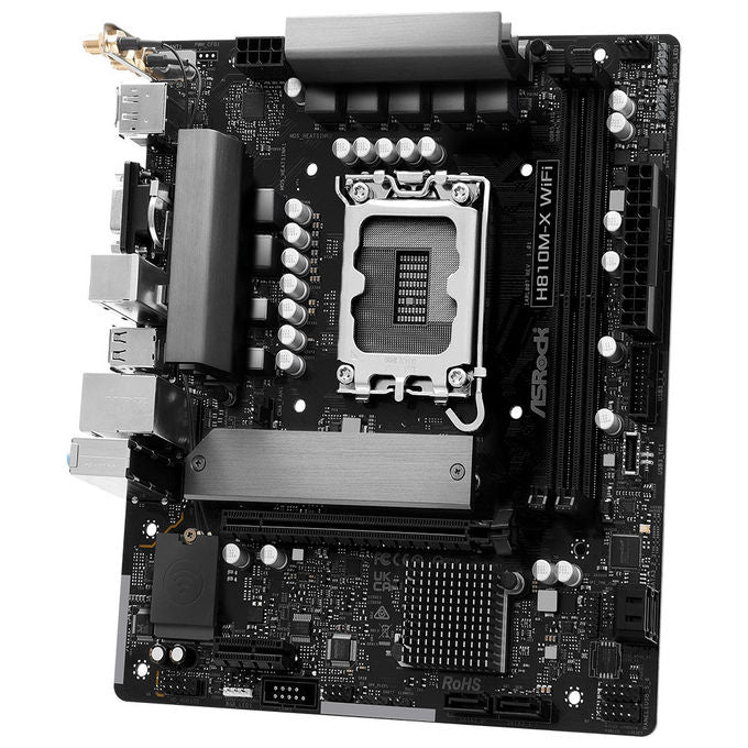 Asrock, Scheda Madre H810M-X WiFi, Intel H810, LGA 1851, Micro ATX