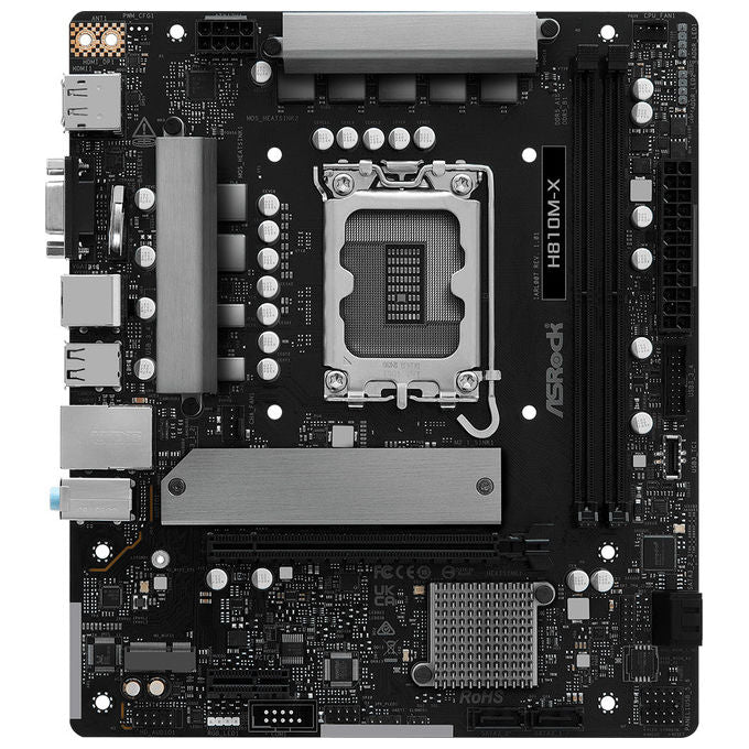 Asrock, Scheda Madre Micro ATX, Intel H810, LGA 1851, DDR5