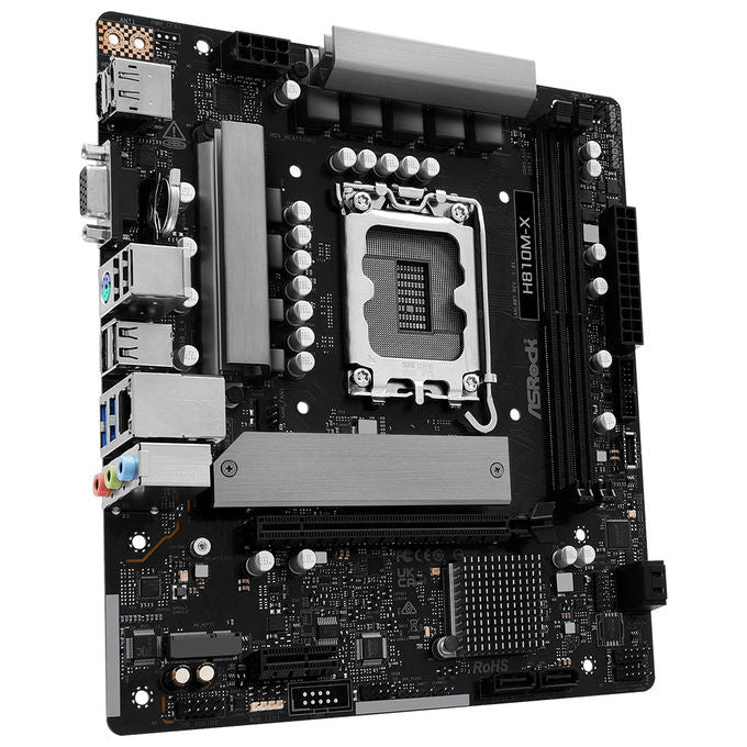 Asrock, Scheda Madre Micro ATX, Intel H810, LGA 1851, DDR5