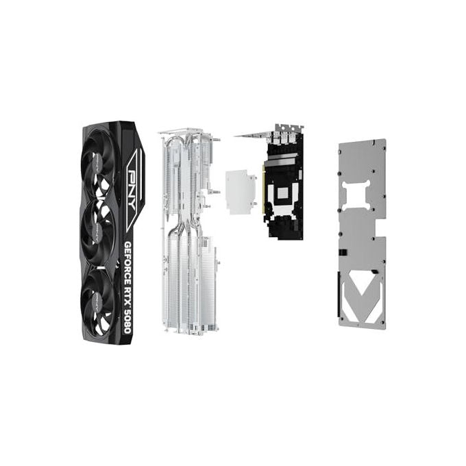 PNY GeForce RTX 5080, 16GB GDDR7, Triple Fan, DLSS4