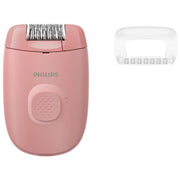 Philips, Epilatore elettrico Serie 2000 BRE227-00, Con filo, Rosa, Con massaggiatore