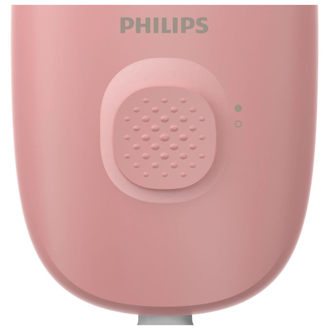 Philips, Epilatore elettrico Serie 2000 BRE227-00, Con filo, Rosa, Con massaggiatore