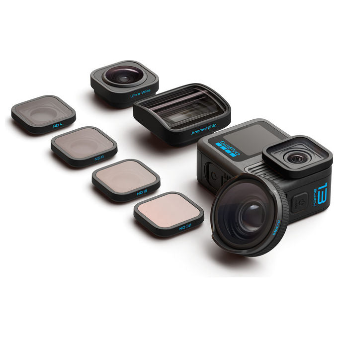 GoPro, Kit Obiettivi Serie HB, Nero, per HERO13 Black