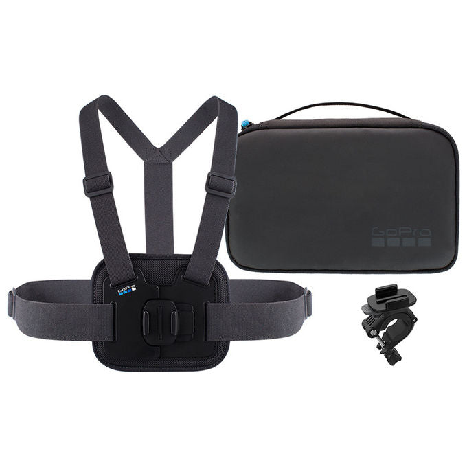 GoPro Sports Kit, Kit macchina fotografica, Supporto da petto, Supporto manubrio-sellino-asta