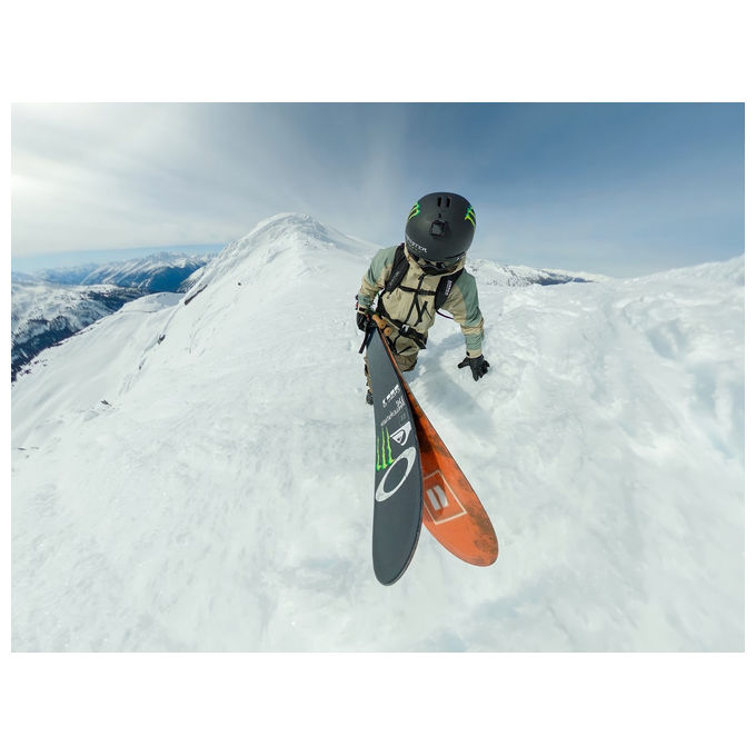 GoPro, Supporto per fotocamera sportiva, Compatibile con bastoncini da sci